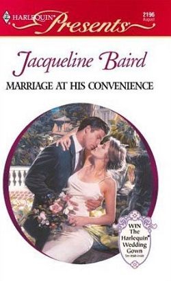 Marriage at His Convenience by Jacqueline Baird
